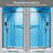 38 - 42 in. W x 71 in. H Pivot Semi-Frameless Shower Door with SGCC Tempered Glass-108624642-123417618