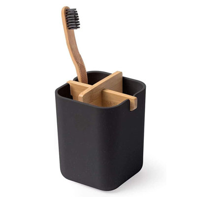 Porte-brosse à dents en bambou
