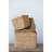Square Rattan Baskets with Handles