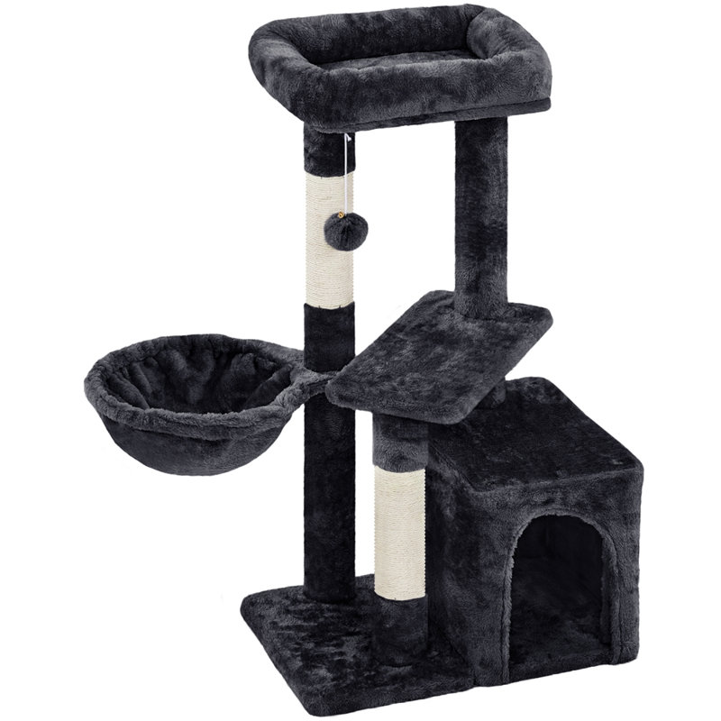 Arbre à chat 33 ", Noir
