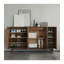Armoire à chaussures moderne et minimaliste en noyer noir