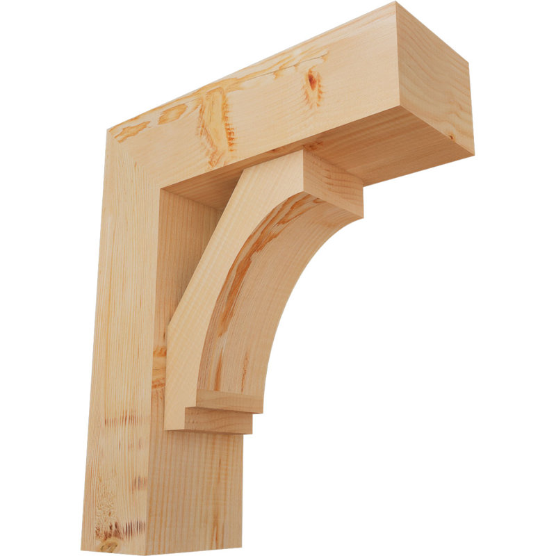 Support de bloc impérial avec entretoise décalée, 26 x 22, Sapin Douglas de l 7 1/2 (lisse)