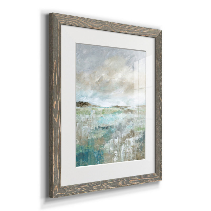 «Window Drama I» - reproduction d'art, Cadre en papier gris, H 24 po x l 18 po x P 1,5 po, Blanc