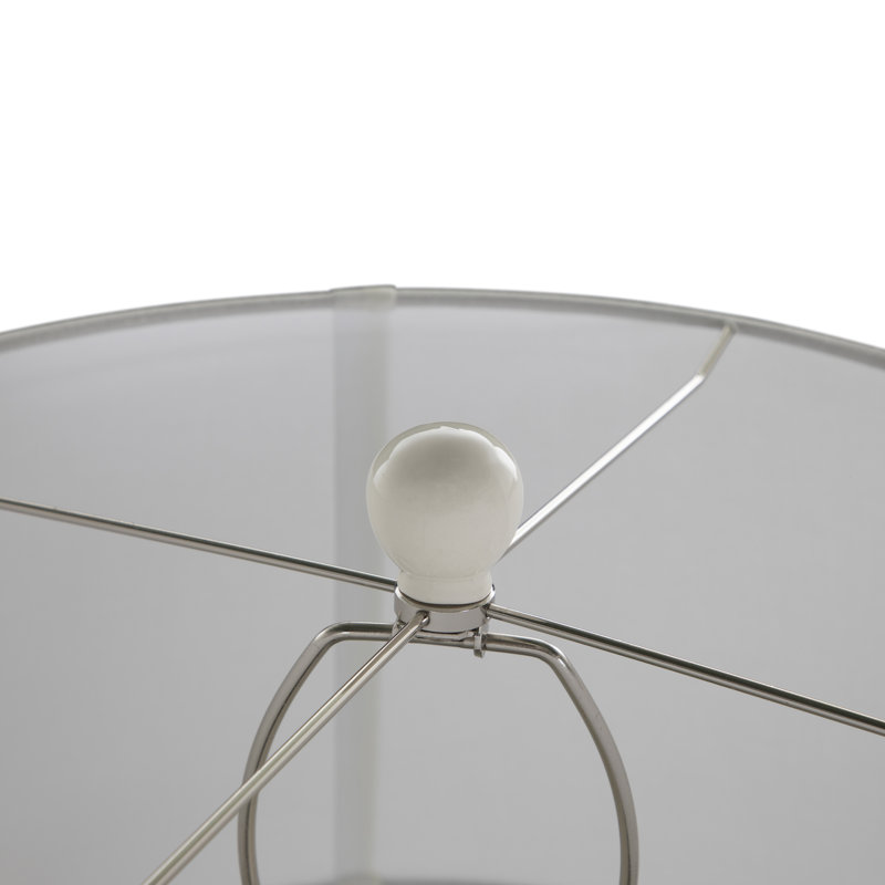 Liora Table Lamp, Blue Patterned Glaze