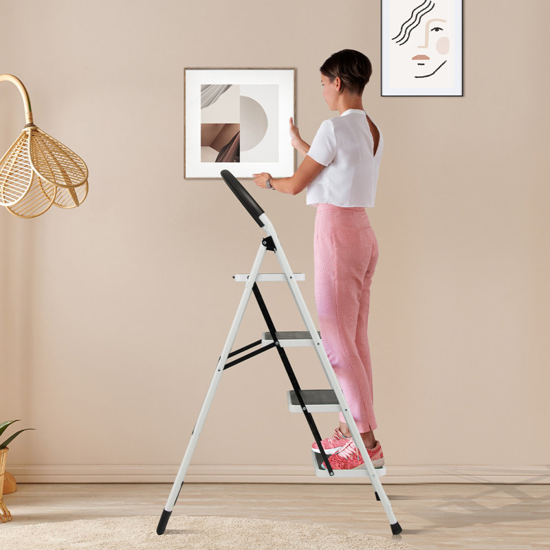 Blend 4 - Step Steel Lightweight Folding Step Stool