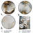 White Gold Apple Tree Symphony III - Floral Apple Tree Metal Wall Decor-654281249