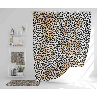 Nejla Polyester Shower Curtain Set