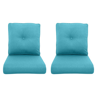 Coussins de remplacement pour meubles d'extérieur 24 po x 22 po Carolina