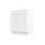 Meuble-lavabo sans comptoir, à assembler soi-même, 53 cm (P) x 69 cm (L) x 88 cm (H), blanc