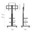 Abbing Height Adjustable TV Stand with Wheels for 32-65 inch TVs-82896954