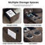 Causeuse inclinable avec massage et chauffage - Causeuse inclinable manuelle avec console pour salon, bureau, cinéma maison-1364279478