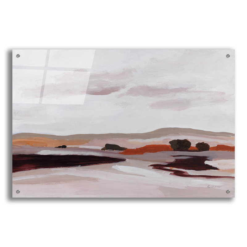«High Plains» par Pamela Munger, art mural en verre acrylique, H 24 po x l 36 po x P 0,2 po