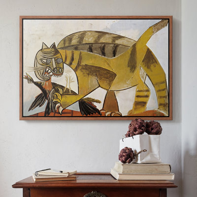 Cat Eating a Bird, 1939-Pablo Picasso-Framed Gallery Wrapped Canvas