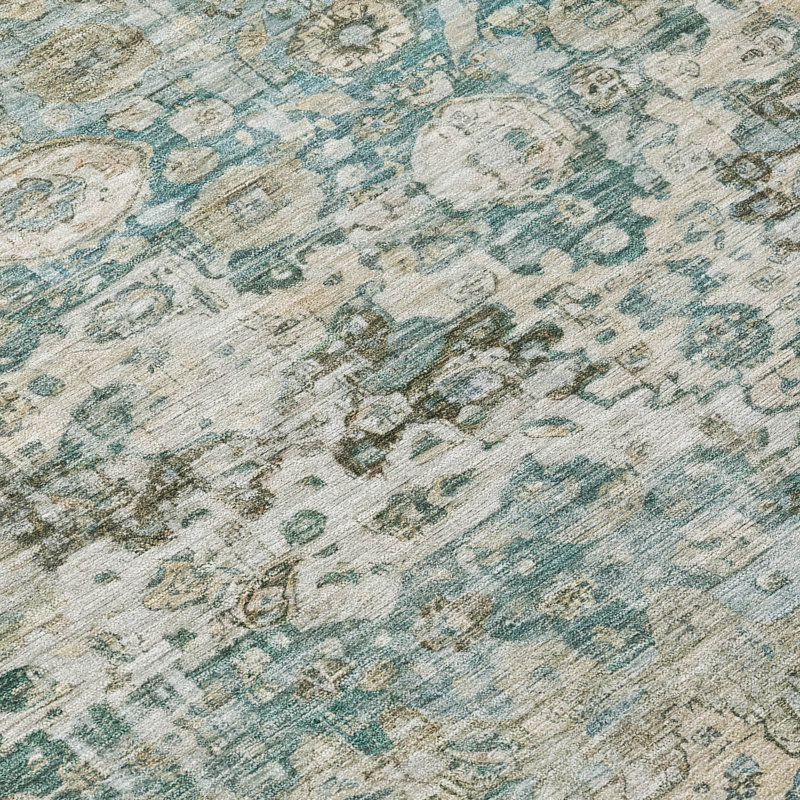 Tapis intérieur / extérieur lavable à la machine, Rectangle 5 pi x 7 pi 6 po