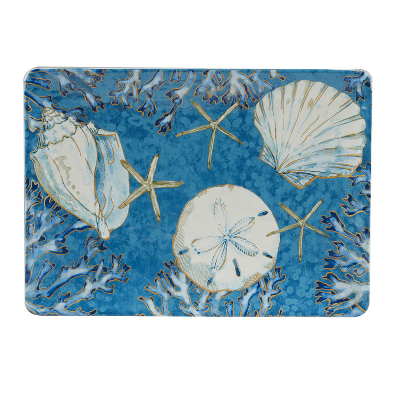 Certified International Playa Shells Rectangular Platter