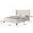 Schauer Corduroy Upholstered Wingback Bed, Metal Frame , Plywood Slats, No Box Spring-2100882974-2116114349