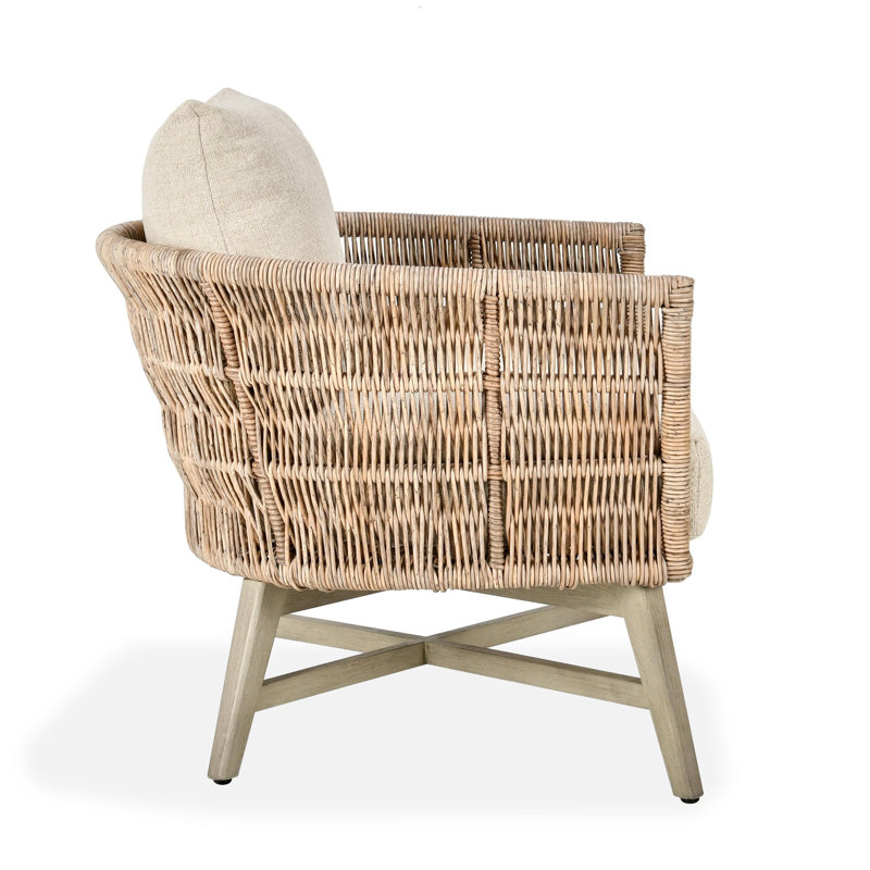 Collins Outdoor Solid Wood Lounge Chair