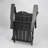 HDPE Folding Adirondack Chair With Dual Cup Holder-3989139