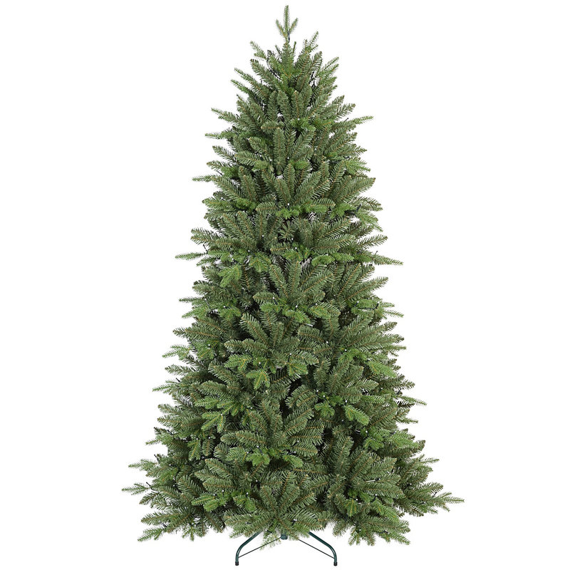 Arbre de Noël 7pi avec 340 lumières DEL RVB et installation facile, 2126 pointes en PE / PVC, 50 fonctions - arbre de Noël artificiel multicolore pour la maison, la fête ou le salon