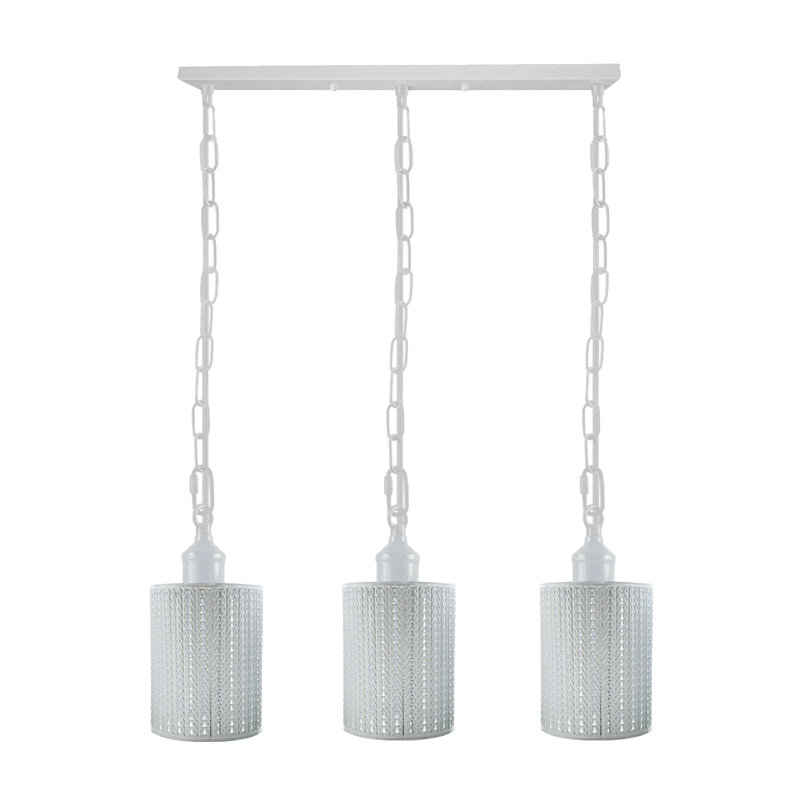 Chonie 3 - Light Kitchen Island Pendant, Yes, White