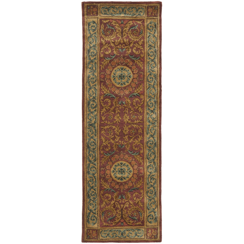 Loren Hand Tufted Wool Oriental Rug, Runner 2'6" x 8'