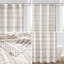Rideau de douche en coton jacquard
