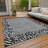 Machine Washable Indoor/Outdoor Claudian ACN1230 Gray Rug-103710720