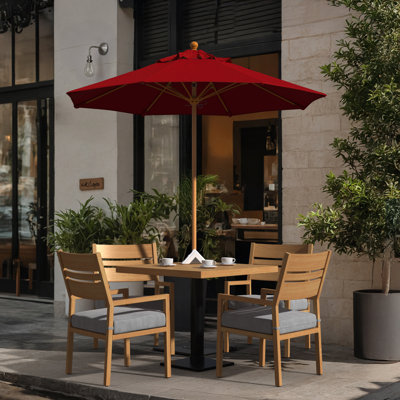 Parasol en bois de teck 7,5 pi