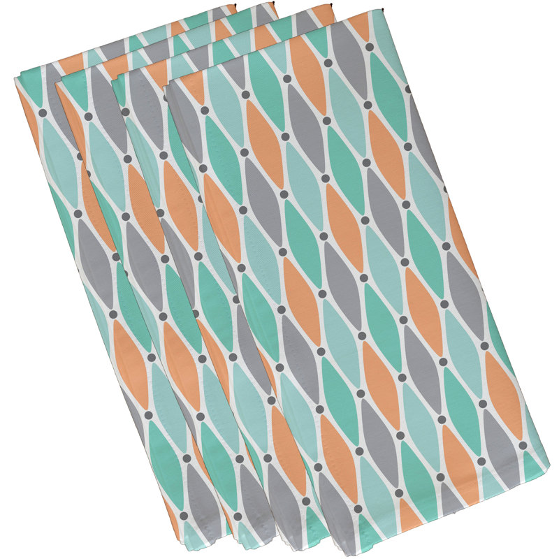 Ensemble de serviettes 4 pièces Odelina, Bleu marine