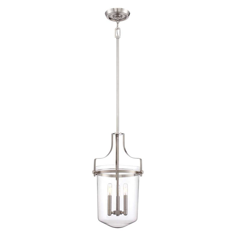 Weatherhill 3 - Light Urn Pendant, Brushed Nickel