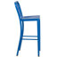 Tabouret de comptoir de 24 po en métal de qualité commerciale avec repose-pieds Carouthers par Flash Furniture-33123341-70482175