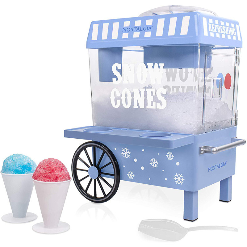 Nostalgia Snow Cone Maker, Blue