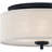 Plafonnier encastré 3 lumières 16 po Dabne