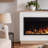 70" Electric Fireplace With Mantel, 12 Flame Effects Tv Stand-386140262