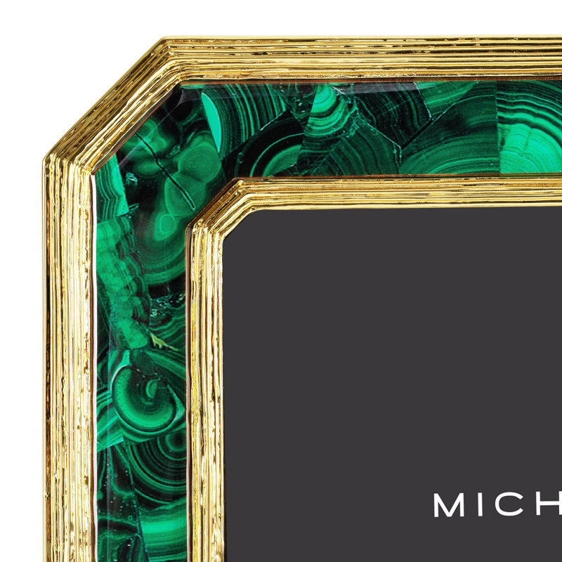 Flights of Fancy Malachite Frame, 5" x 7"