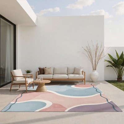 Tapis intérieur et extérieur Iridescent Pools