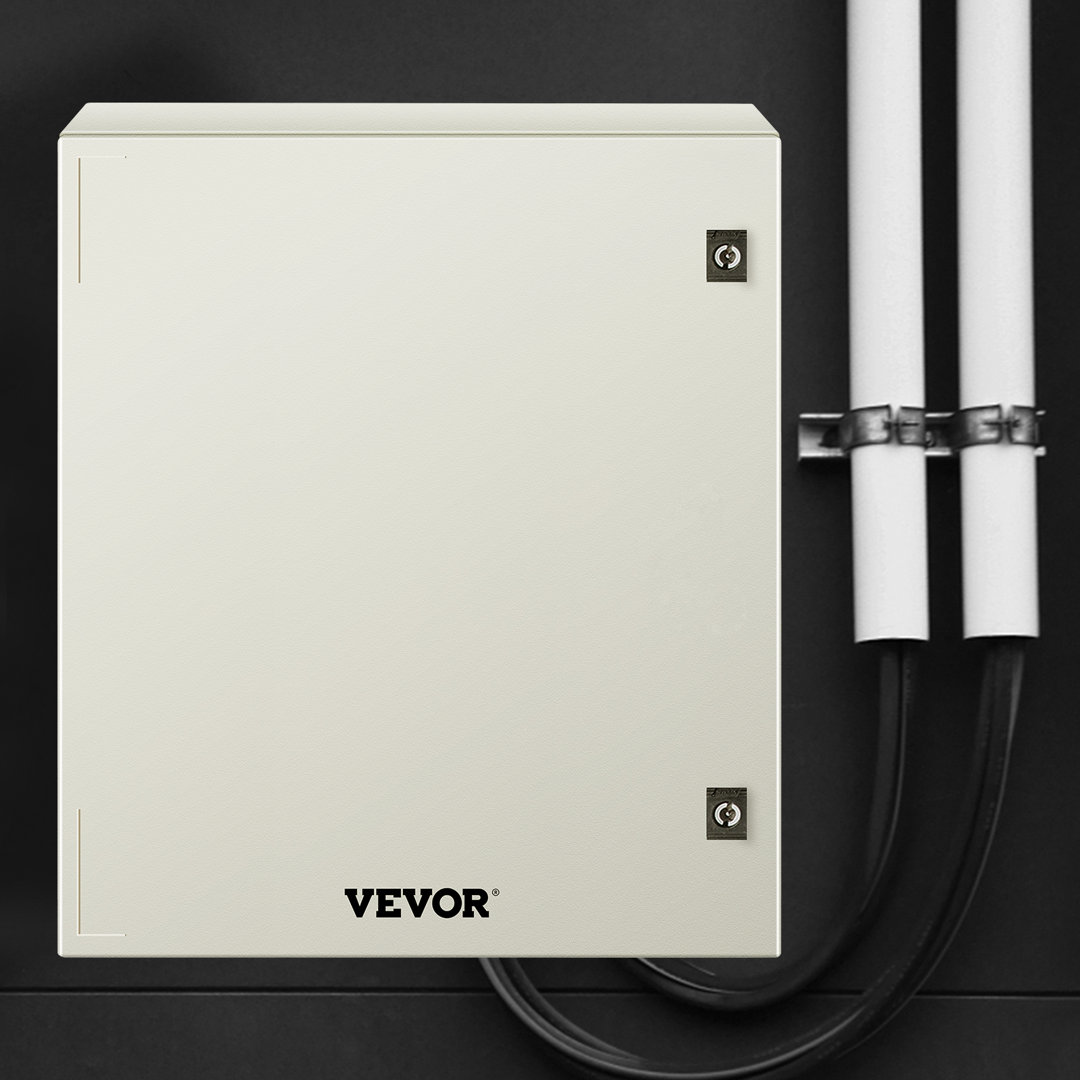 NEMA Steel Enclosure, 16 x 12 x 8'' NEMA 4X Fiberglass Electrical Box VEVOR 