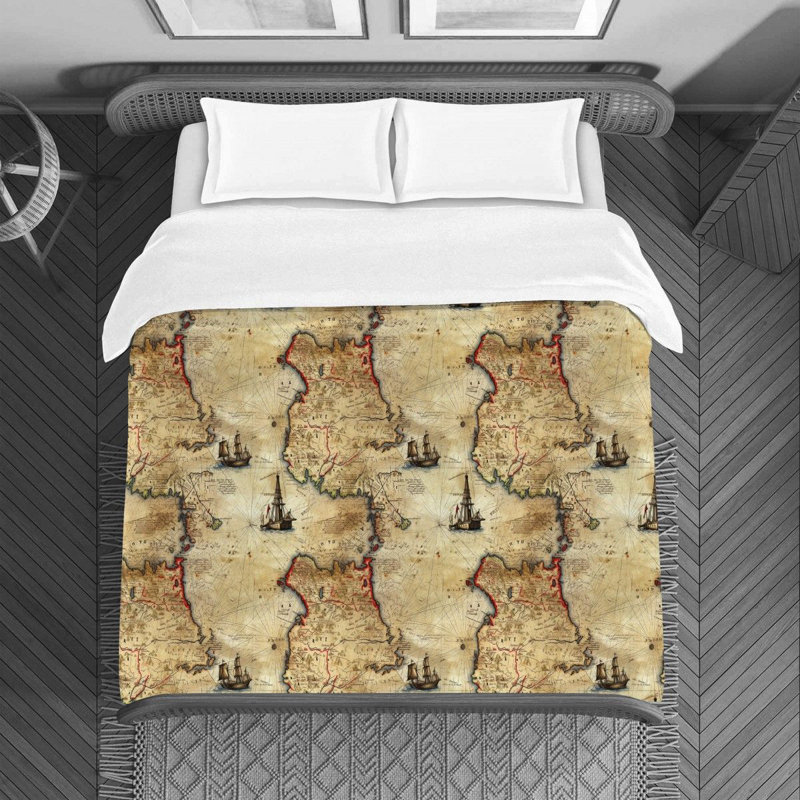 Machine Printed Duvet Cover, Twin Duvet Cover
