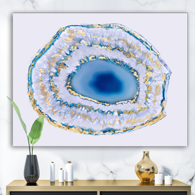 « agate », reproduction sur toile, Toile tendue, H 20 po x l 20 po x P 1 po