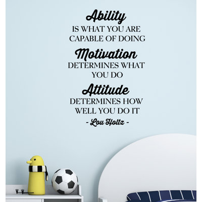 Text & Numbers Non-Wall Damaging Wall Decal