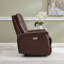Fauteuil inclinable en cuir Norann