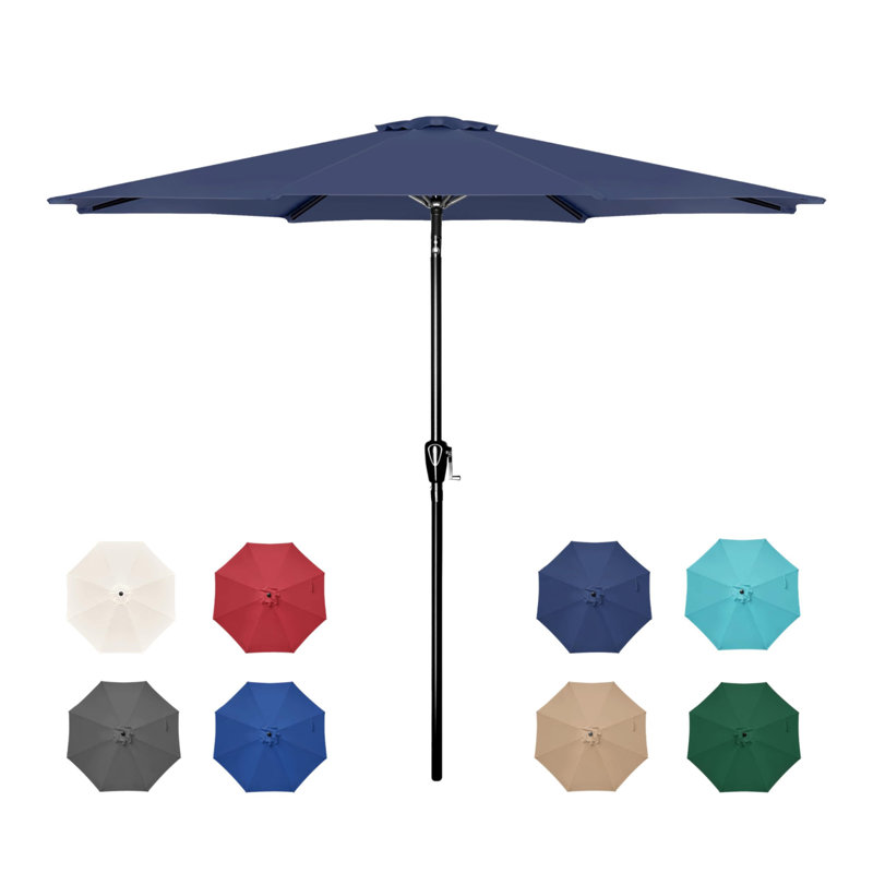 Parasol de patio pour l'extérieur, Bleu très foncé