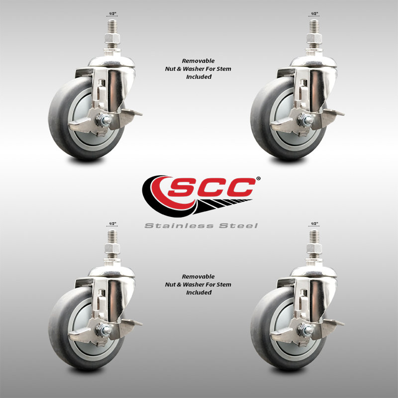 Thermoplastic Rubber Casters