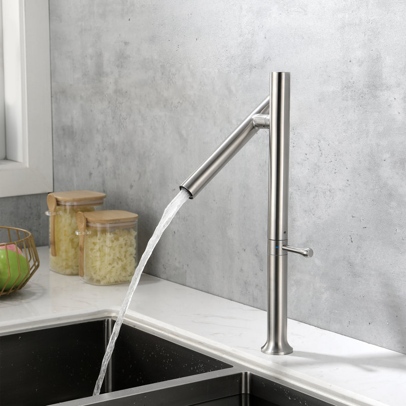 Robinet de lavabo pour salle de bain Creative, Argent