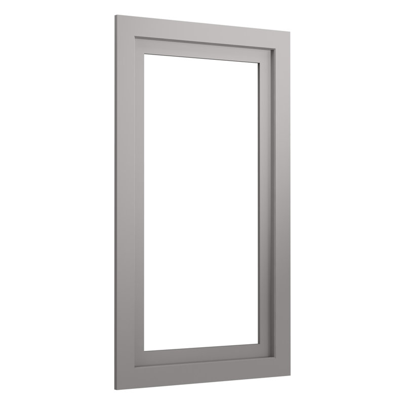 Poplin® Marabou® Medicine Cabinet Surround, 15" Wide, Mohair Gray
