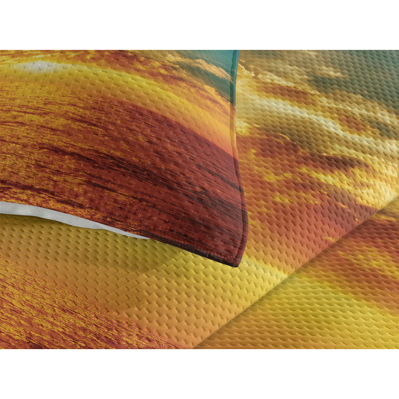 Hypnotic Coastal Polyester Coverlet