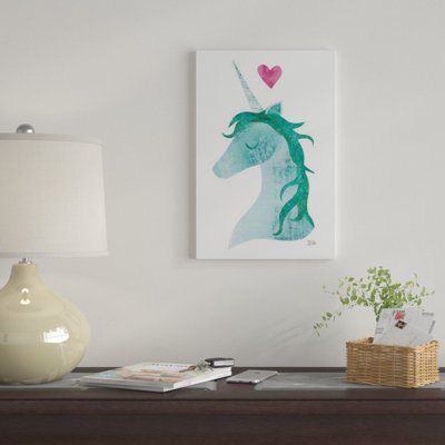 « licorne magic ii » par melissa averinos-impression sur toile tendue