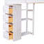 Lit mezzanine simple avec tiroirs de rangement