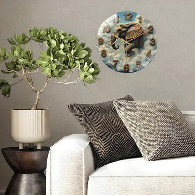 Horloge murale Elephant