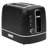 2 Slice Toaster Wide Slot with Removable Crumb Tray, Variable Browning Control, black-97962200